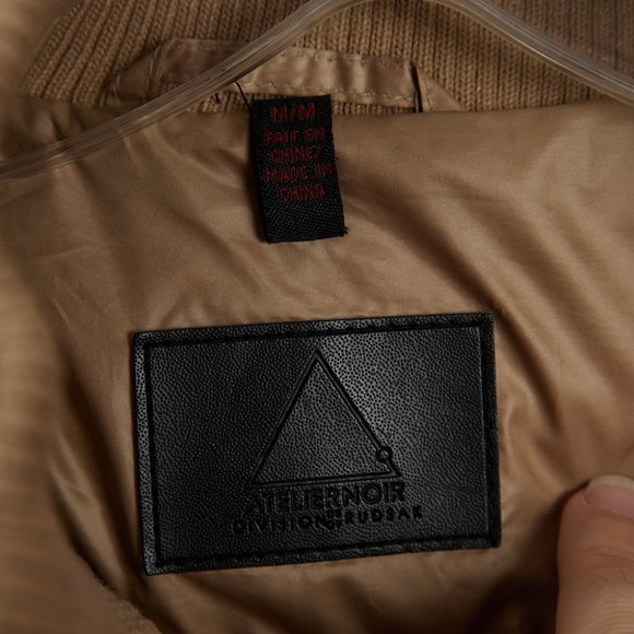 Atelier Noir by Rudsak GDown Puffy Coat in Champagne Women's Medium - Picture 9 of 13